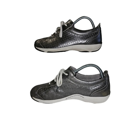 Dansko Women's Hillary Silver Leather Walking Shoe Size 40 (9.5-10) - Picture 3 of 9